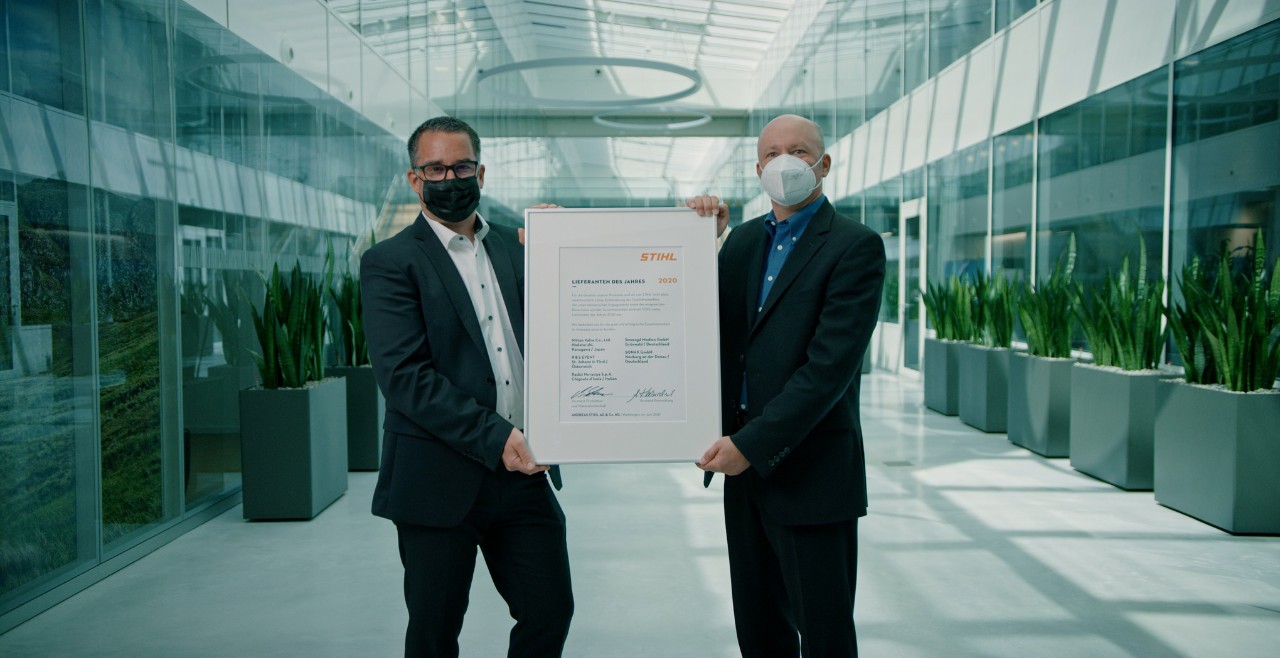 STIHL premia os "Fornecedores do ano de 2020"
