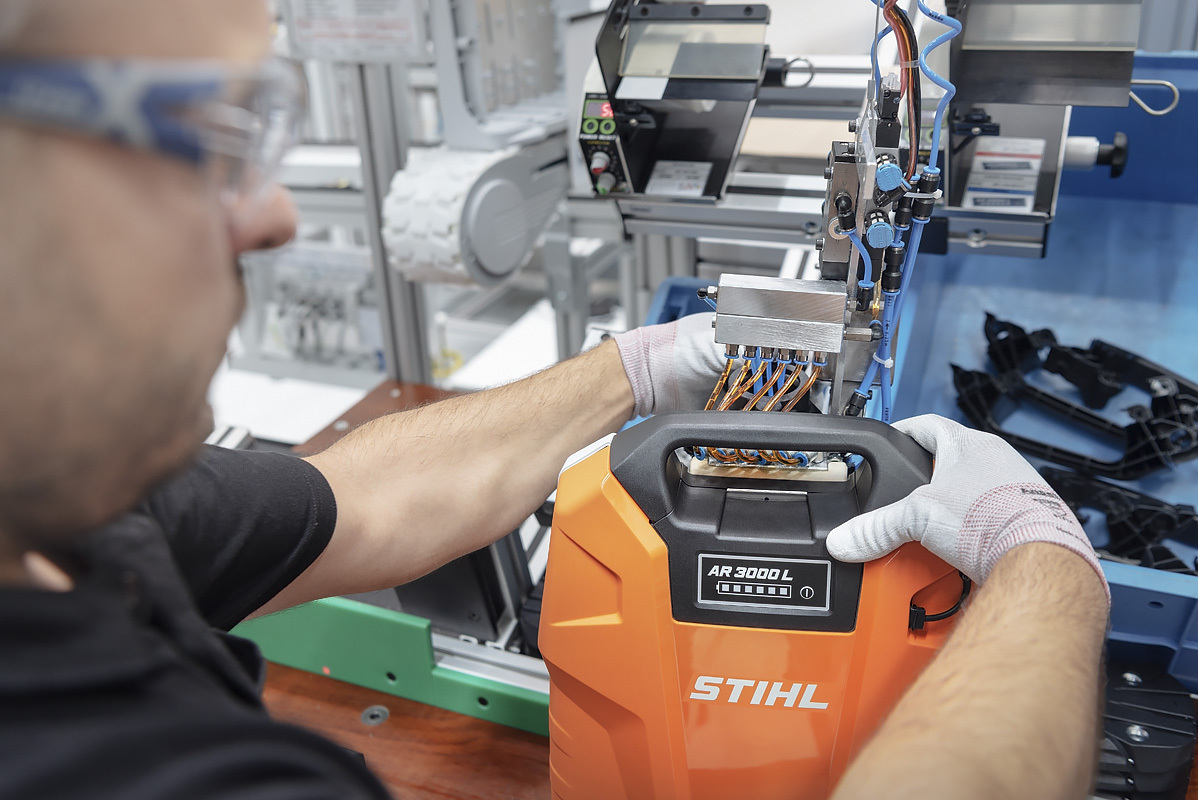 Produção da bateria AR 3000L